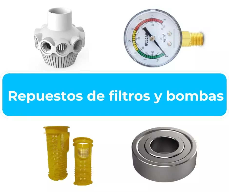 Repuestos de filtros y bombas