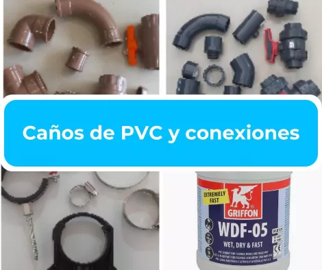 Caños de PVC y conexiones